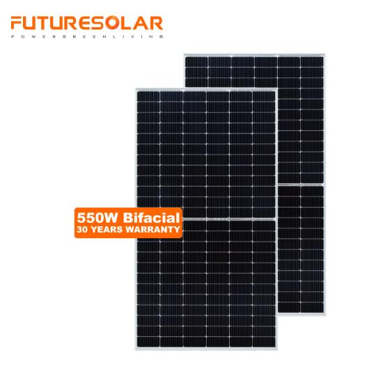 Futuresolar 500 Вт плюс большие двусторонние двусторонние солнечные панели 525 Вт-550 Вт 